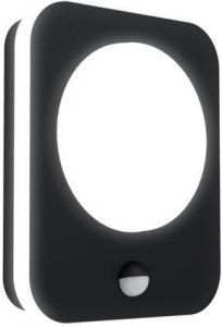 Eglo Madriz Wandlamp Buiten Sensor LED 23 cm Sensor Zwart Wit