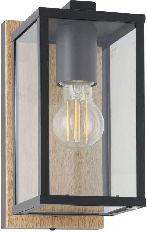 EGLO Plafondlamp BUDRONE Buitenverlichting wandlamp buiten IP44 modern E27 40W (1 stuk) - Foto 5