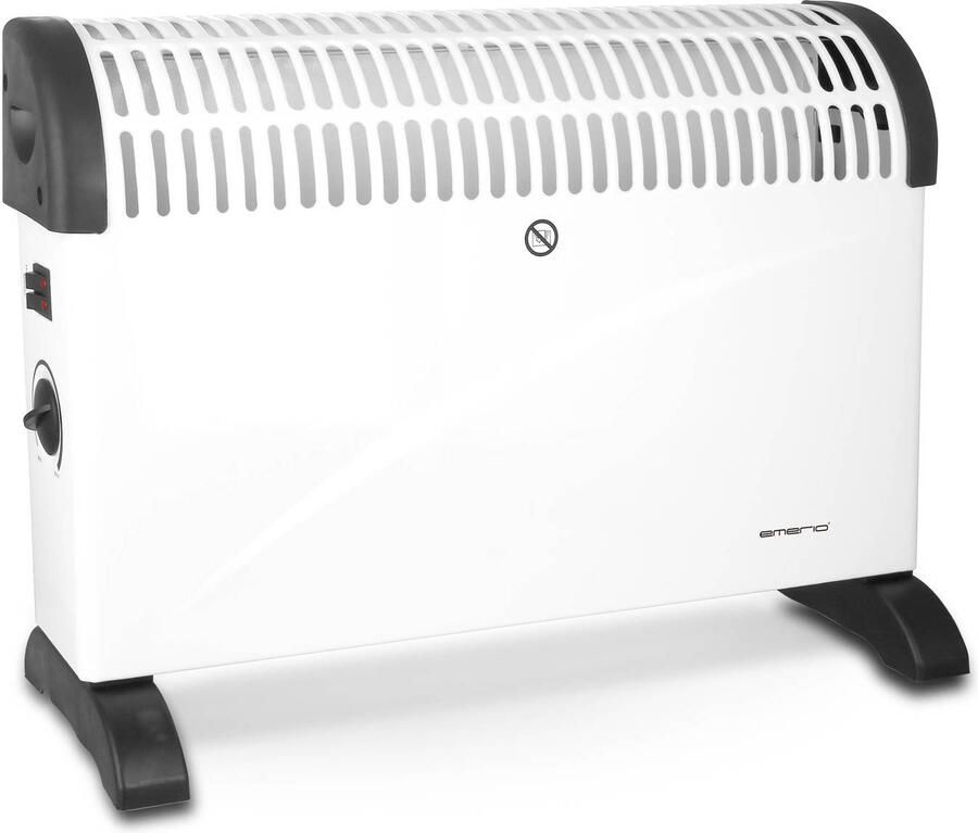 Emerio Convectorkachel 25m² 3 standen Thermostaat 2000W Wit