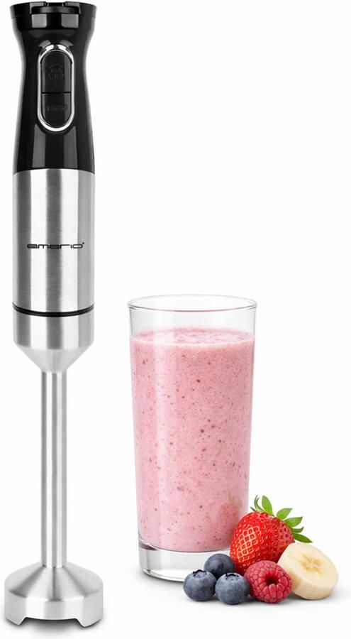 Emerio Staafmixer 1000W Regelbare snelheid RVS