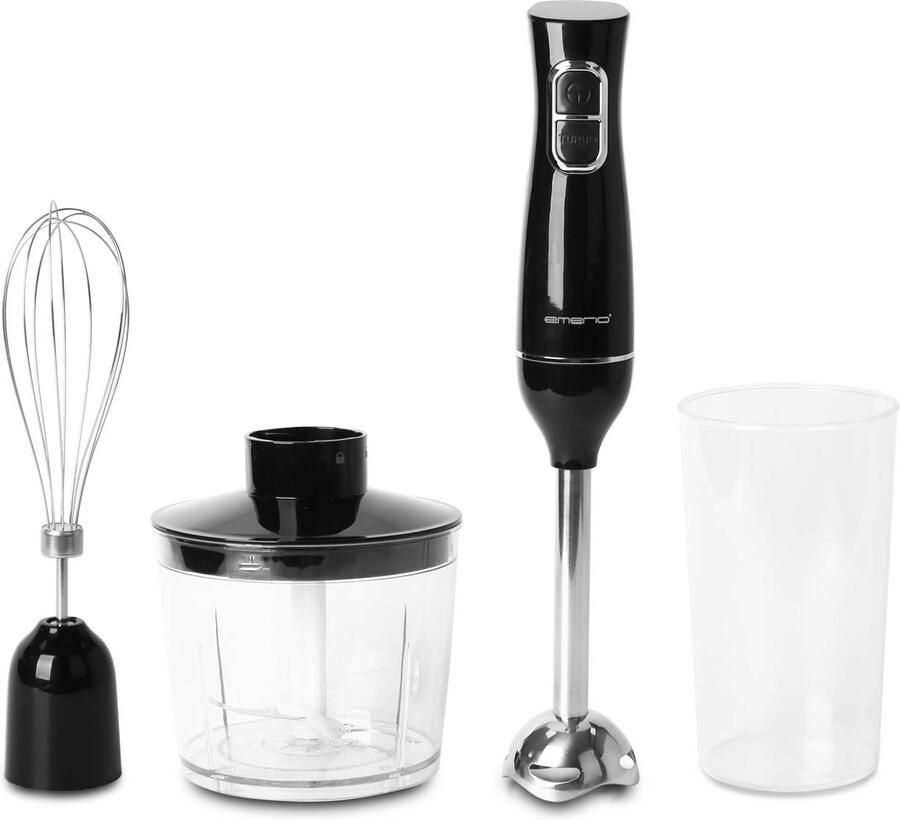 Emerio Staafmixer set – afneembare voet – Turbo stand