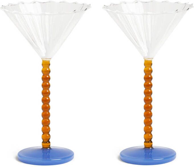 &k amsterdam cocktailglas Perle (set van 2)