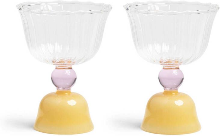 &k amsterdam cocktailglas Tulip (set van 2)