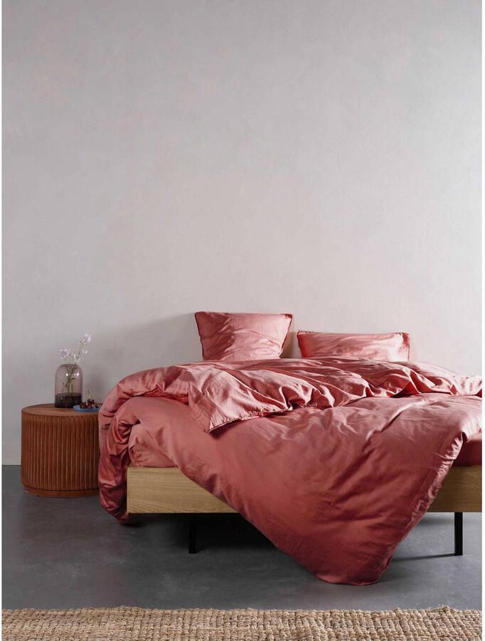 Essenza Minte Dekbedovertrek 200 x 220 cm Dusty rose