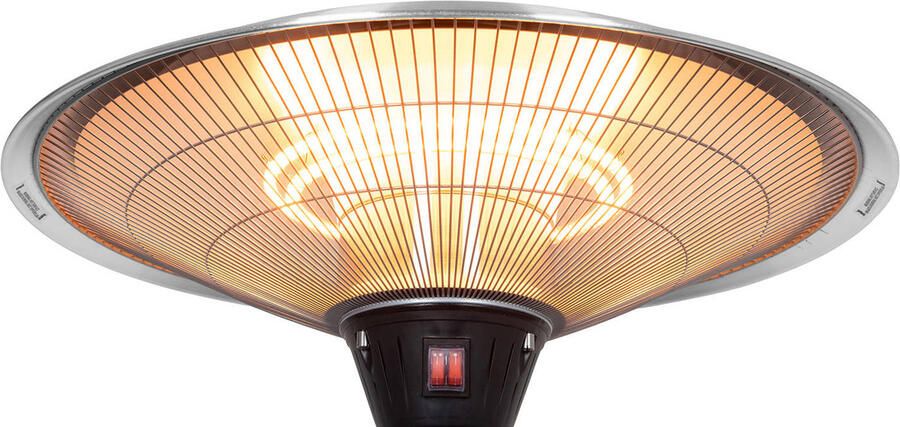 Eurom PD2101 XXL Terrasverwarmer elektrisch RVS Grijs - Foto 5