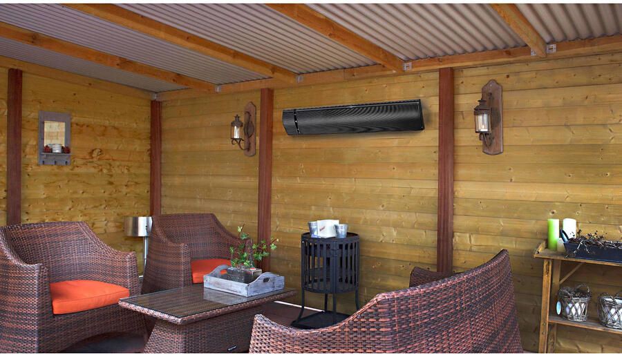 Eurom 33.394.7 Terrasverwarmer elektrisch plafond of muur tot 12m² 1800 W - Foto 3