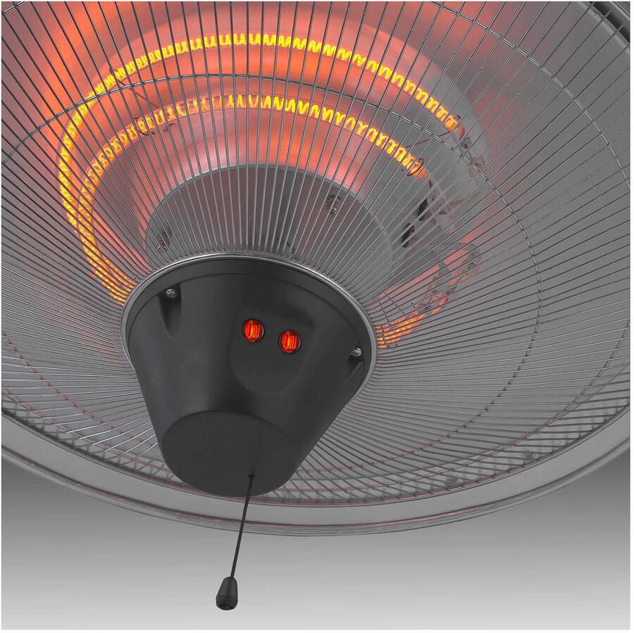 EUROM Partytentheater 2100 Hangende terrasverwarmer Grijs Elektrisch - Foto 4