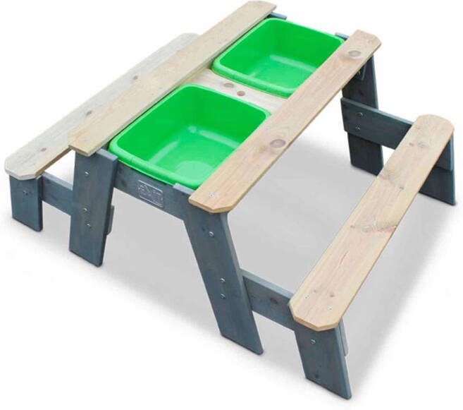 EXIT Toys Exit Aksent Zand- Water- En Picknicktafel (2 Bankjes) - Foto 3