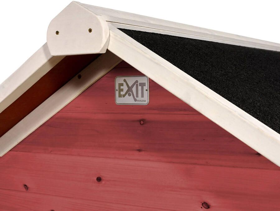 EXIT Toys EXIT speelhuis Loft 300 met glijbaan rood - Foto 6