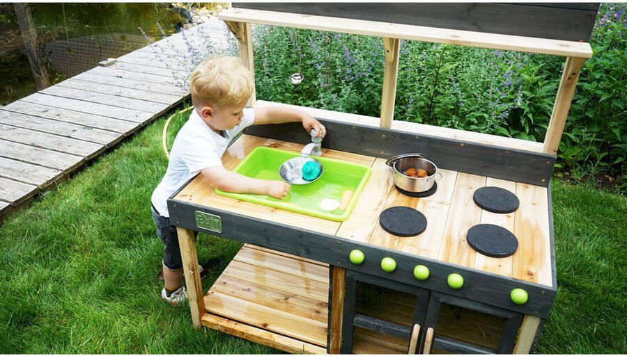 Thystoys EXIT Yummy 200 houten speelgoed buitenkeuken naturel - Foto 2