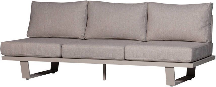 Exotan WOOOD Bear 3-Zits Tuinbank Aluminium Zand All Weather -80x210x87