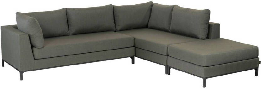 Exotan WOOOD Capri Loungeset Buiten Links Aluminium Groen 60x246x262 - Foto 4