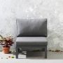 Lounge sofa 'La Vida' Eucalyptus Antraciet aluminium Inclusief kussens Exotan - Thumbnail 3