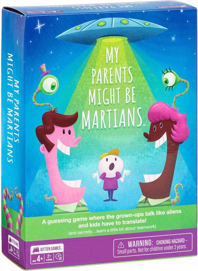 Exploding Kittens Komen mijn ouders van Mars? Nederlandstalig Kaartspel