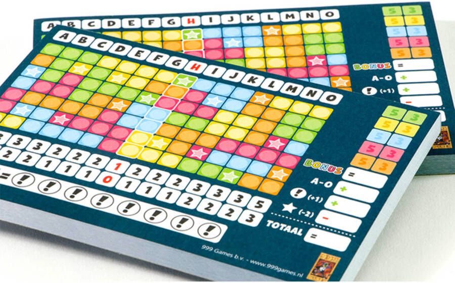 999 Games scoreblokken keer op keer twee stuks level 1 uitbreidingsspel