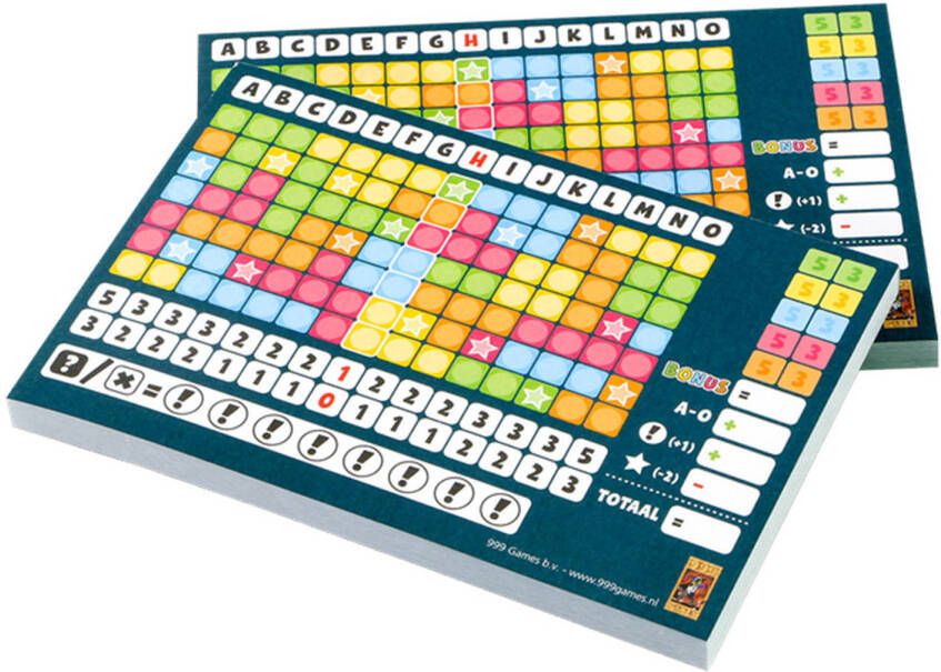 999 Games scoreblokken keer op keer twee stuks level 1 uitbreidingsspel