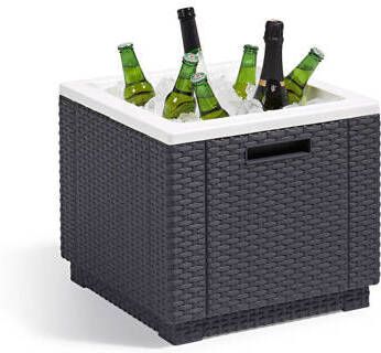Allibert bijzettafel koelbox Cube (42x42 cm)