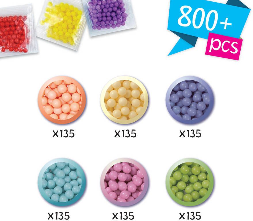 Aquabeads Navulling pastel parels