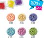 Aquabeads navulling Pastelparelpakket- 800 pastelparels in 6 kleuren - Thumbnail 5