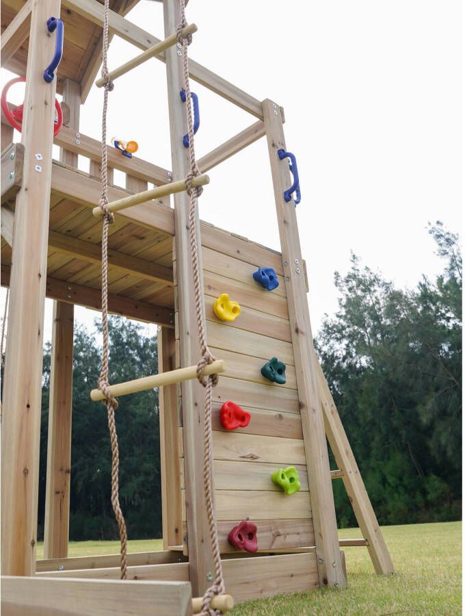 Axi Moos Swing Set with Double Swing and Climbing Ladder