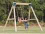 AXI Yuna Dubbele houten Schommel Bruin FSC hout Vrijstaande schommelset met 2 houten schommelzitjes Schommelset voor kinderen 10 jaar Garantie - Thumbnail 6