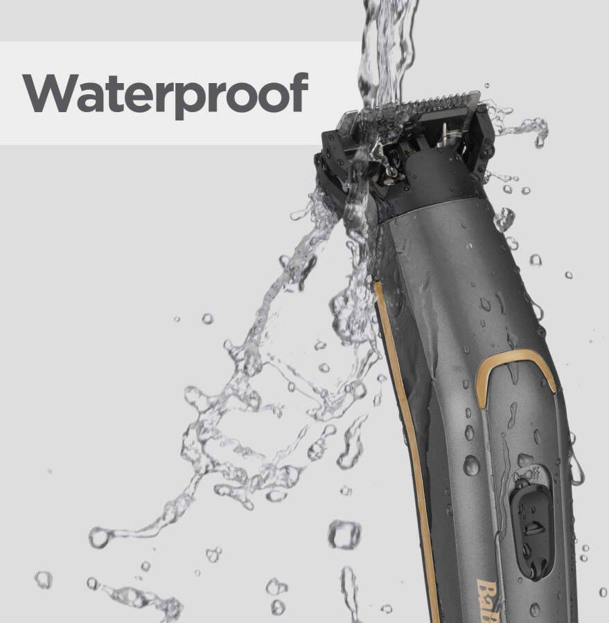 BaByliss Graphite Precision 12 in 1 Multi-Trimmer Waterproof MT987E