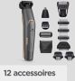BaByliss Graphite Precision 12 in 1 Multi-Trimmer Trimmerset MT987E Precisie Baardtrimmer Bodygroomer Wenkbrauw Oor Neustrimmer - Thumbnail 5