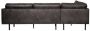 BePureHome Rodeo Hoekbank Links Recycle Leer Zwart 85x266x86 213 - Thumbnail 3