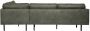 BePureHome Rodeo Hoekbank Rechts Recycle Leer Army 85x266x86 213 - Thumbnail 2