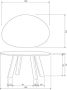 BePureHome Organiscge Eettafel Roundly Mangohout 160 x 110cm Walnoot Organisch - Thumbnail 4