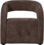 BePureHome Radiate Fauteuil Textured Espresso 73x73x74 - Thumbnail 4