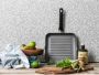 BK Grillpan Granite Aluminium 26 x 26 cm keramische anti-aanbaklaag - Thumbnail 3