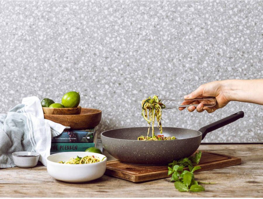 BK Wokpan Granite Aluminium ø 28 cm keramische anti-aanbaklaag