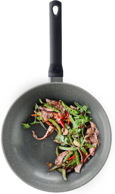 BK Wokpan Granite Aluminium ø 28 cm keramische anti-aanbaklaag