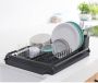 Brabantia SinkSide Afdruiprek met Lekbak en Bestekhouder Dark Grey - Thumbnail 4