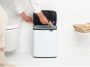 Brabantia Afvalemmer 12l Bo Staal White - Thumbnail 4