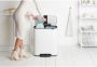 Brabantia Bo pedaalemmer 2 x 30 liter met 2 kunststof binnenemmer White - Thumbnail 3