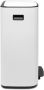 Brabantia Bo pedaalemmer 2 x 30 liter met 2 kunststof binnenemmer White - Thumbnail 4