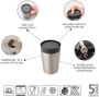 Brabantia Make & Take Thermosbeker 0 2 l Koffiebeker Dark Grey - Thumbnail 3