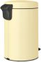 Brabantia newicon pedaalemmer 12 liter mellow yellow - Thumbnail 3