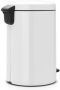 Brabantia Pedaalemmer 20 liter 'newIcon' met kunststof binnenemmer White - Thumbnail 2