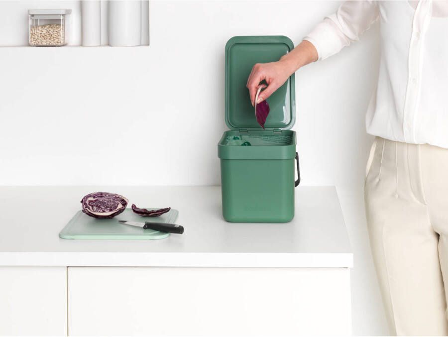 Brabantia Sort & Go afvalemmer 6L Fir Green