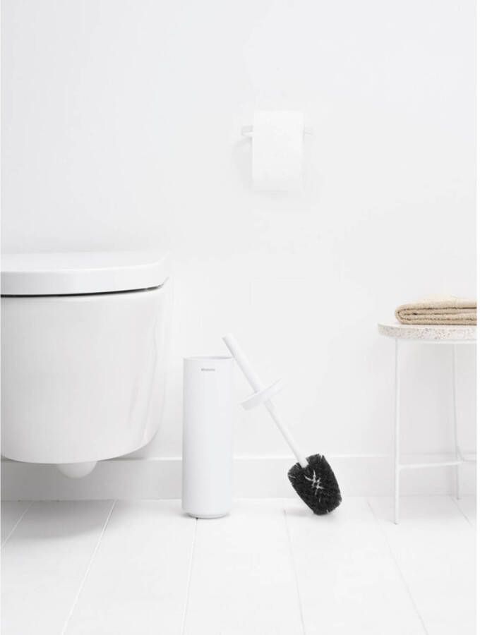 Brabantia toiletborstel met houder MindSet (wit)