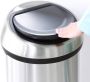 Brabantia Afvalverzamelaar 60 liter 'Touch Bin' Matt Steel - Thumbnail 2