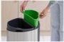 Brabantia Afvalverzamelaar 10+23 liter 'Touch Bin Recycle' met 2 kunststof binnenemmers Matt Steel - Thumbnail 2