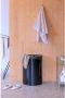 Brabantia Wasmand 2 Vakken met Deksel 55 l Matt Black Dark Grey - Thumbnail 2