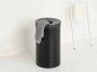 Brabantia Wasmand met Deksel 60 l Matt Black Dark Grey - Thumbnail 3