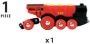 Brio houten Rode locomotief op batterijen 33592 - Thumbnail 4