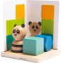 BS Toys Panda's Puzzel FSC Hout Vanaf 6 Jaar 20 Puzzels Train het ruimtelijk inzicht - Thumbnail 3