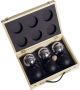 Longfield Games Angel Sports jeu de boules set in koffer 6 stuks zwart zilver - Thumbnail 3